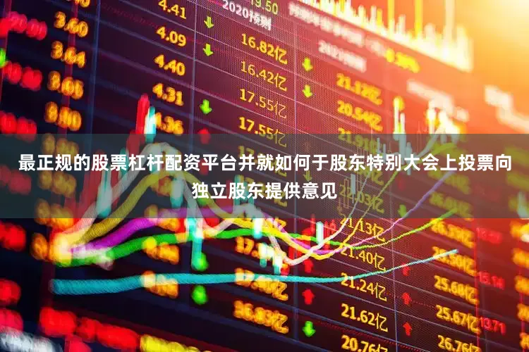 最正规的股票杠杆配资平台并就如何于股东特别大会上投票向独立股东提供意见